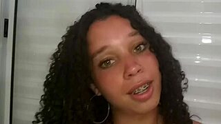 Intense anal riding in sheer lingerie for first porn experience