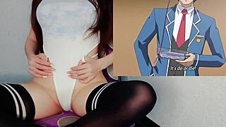 El unico hombre en un colegio de mujeres y se las coje - Hentai Kyonyuu Reijou Ep 1.