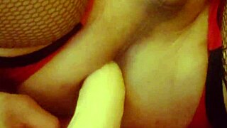 smooth tranny plays with her tight ass in homemade clip