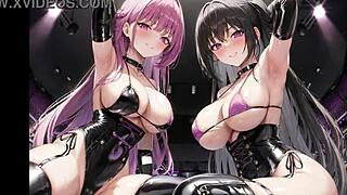 What makes this AI illustration so wild in hentai style?