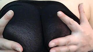 Kyra Hellfire Gives Jerk Off Instructions While Showing Her Natural Big Boobs