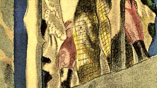 vintage erotic illustration depicts passionate scenes