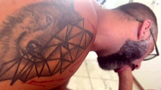 derek allen gets sucked off in gay scene.