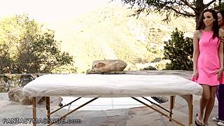 Ariella Ferrera's Wet Pool Massage!