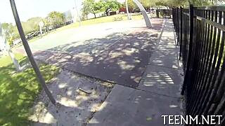 i'm filling teen scarlett sawyer's mouth with goo from sucking my cock.