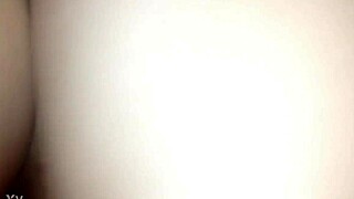 Fucking my girlfriend from the bottom view, showing her pussy and ass clearly