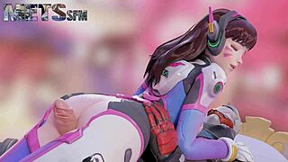 Best footjob compilation from Overwatch and Street Fighter