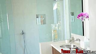 Teen enjoys riding a long object