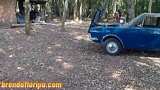 Slut puts toy in her ass for gaping anal fetish