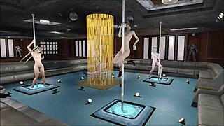 Fallout 4 features a multi-pole dance in anime hentai