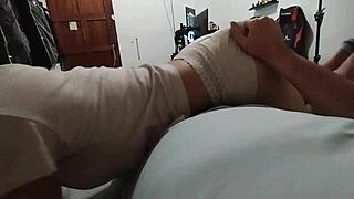 As a sexy latina teen, i masturbate and suck a cock in this homemade pov video.