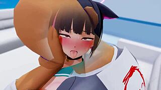 matatabi and cat in 3d cartoon story