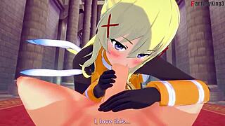 Why is Lalatina sucking dick in POV?