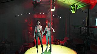 Fallout 4 fashion with pantyhose and body outdoors