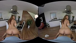 morgan rodriguez, the sexy redhead babe, gets hardcore fucking in vr reality