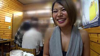 Passionate Japanese Girl Sucks Cock With Big Tits