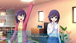 princess x fan disc ep13 making out with roommate in dorm