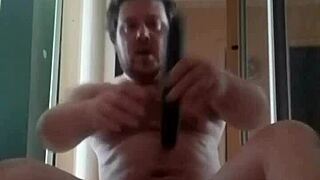 i love fucking his ass with my monster cock?