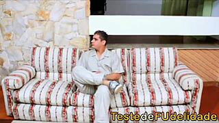 i'm giving a blowjob on all fours to this hot teen