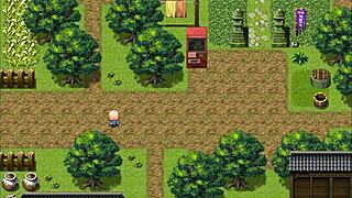 tanned girl natsuki in hentai game ep 2 gets massive boobs massaged by pervy carpenter