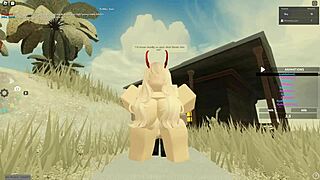 Blonde bitch gets doggystyle in Roblox porn.