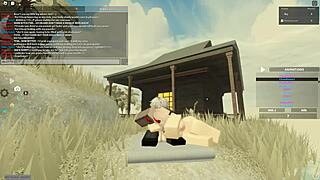 Blonde bitch gets doggystyle in Roblox porn.