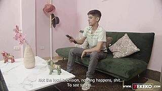 Hot Stepsister Seduces Peruvian Guy