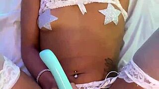 butt plugged petite cutie cali caliente rides cock in missionary and cowgirl positions until she cums hard! 😩