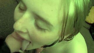 Amateur couple films private sex tape outdoors! Lewd lovers in lingerie masturbate and fuck passionately