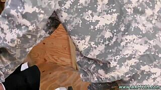 Drill sergeant relieves boy with gay sex.