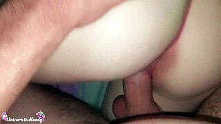 Sexy teen passionate doggystyle in college - intensive orgasm
