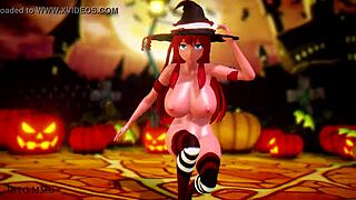 i'm wishin you a happy halloween with this mmd r18 by shidoyasha