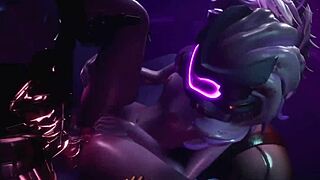 Hard sex with huntress in Subverse