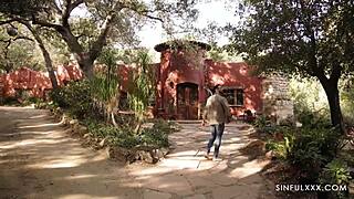 from tarot reading to pussy fucking, lexi lore and quinton james kiss and dive into muff