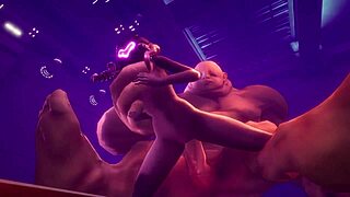 Hard sex with huntress in Subverse