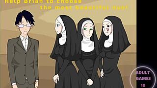 secret society hentai with naked anime characters in a game