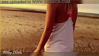 Holy! Flashing Tits and Boobs at Sunset in Public!