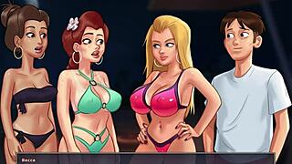 Summertime Saga With Monster Cock Fucking Small Tits 😍