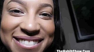 Diamond Banks fucks big black cock hard