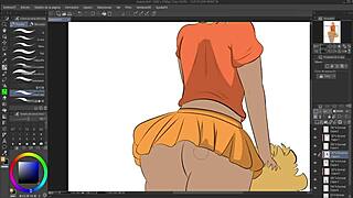 i drew gravity rush kat flashing in speedpaint, oops i forgot the details!