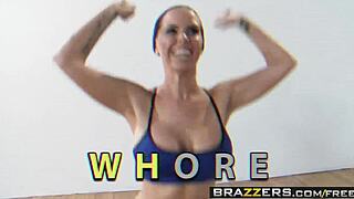 Big tits in sports whore scene with Brandy Aniston and Mr Pete!