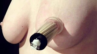 blonde bound in device, craving zipper tease?