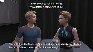 I has a wild threesome with my girlfriend and her hot stepmom