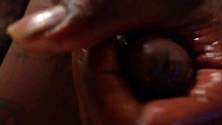 hallelujah johnson casually masturbates with new big sex toy