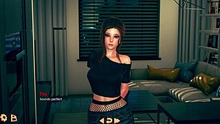 violet says lets play trick or treat with her big tits