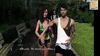 Helping out the brunette beauty Layla in this erotic cartoon