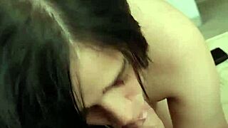 Hey, my cute study partner estefi invited me to her new apartment.