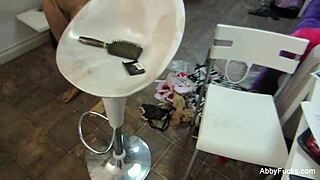 abigail mac shows off her big tits backstage