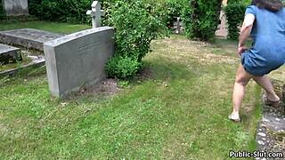 Slutwife Marion gets pounded in public city sex scene