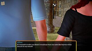 A walkthrough of a visual novel called My new family 495